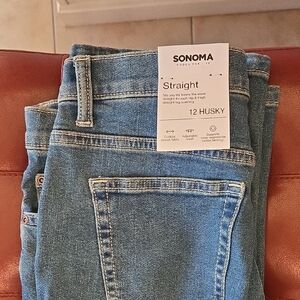 SONOMA Light Blue Straight Boys Husky Jeans